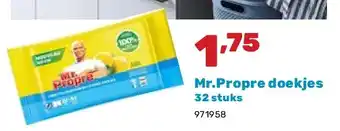 Happyland Mr.Propre doekjes 32 stuks aanbieding