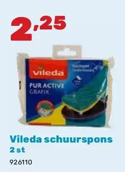 Happyland Vileda schuurspons 2 st aanbieding