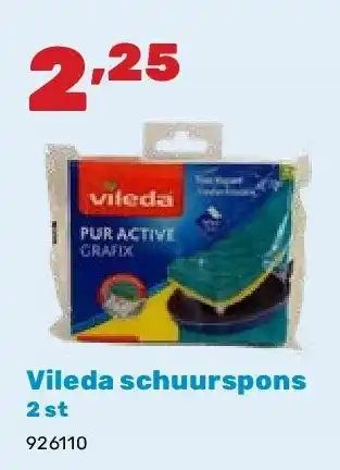 Happyland Vileda schuurspons 2 st aanbieding