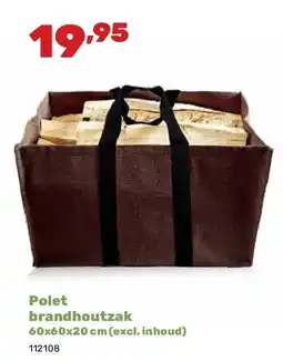 Happyland Polet brandhoutzak 60x60x20 cm (excl. inhoud) aanbieding