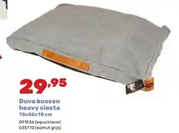 Happyland Duvo kussen heavy siesta 75x55x10 cm aanbieding