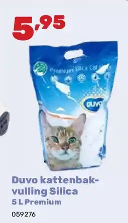 Happyland Duvo kattenbakvulling Silica 5 L Premium aanbieding