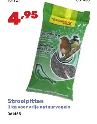 Happyland Strooipitten 3 kg voor vrije natuurvogels aanbieding