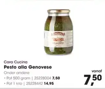 Hanos Cara C Pesto alla Genovese aanbieding