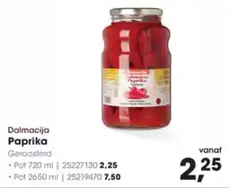 Hanos Dalmacija Paprika aanbieding