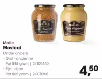 Hanos Maille Mosterd aanbieding