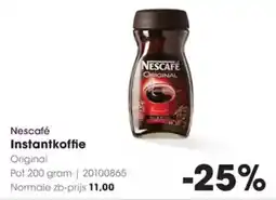 Hanos Nescafé Instantkoffie Original aanbieding