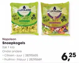 Hanos Napoleon Snoepkogels aanbieding