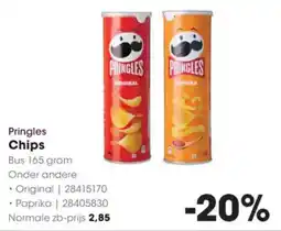 Hanos Pringles Chips aanbieding