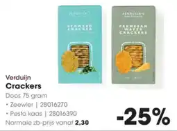 Hanos Verduijn Crackers aanbieding