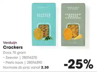 Hanos Verduijn Crackers aanbieding