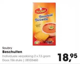 Hanos Soubry Beschuiten aanbieding