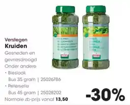 Hanos Verstegen Kruiden aanbieding