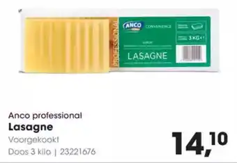 Hanos Anco professional Lasagne aanbieding