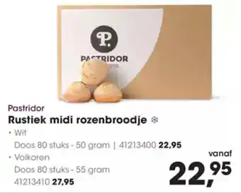 Hanos Pastridor Rustiek midi rozenbroodje aanbieding