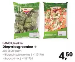 Hanos HANOS Selektie Diepvriesgroenten aanbieding