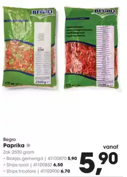 Hanos Begro Paprika aanbieding