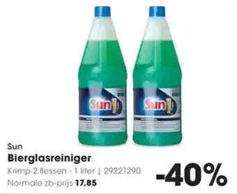 Hanos Sun Bierglasreiniger aanbieding