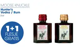 Prik en Tik Moose Knuckle Hunter's Vodka / Rum aanbieding