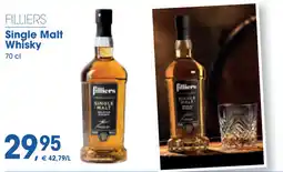 Prik en Tik Filliers Single Malt Whisky aanbieding