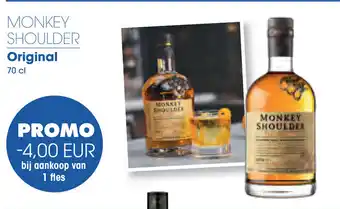 Prik en Tik Monkey Shoulder Original aanbieding