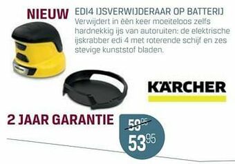 Bouwcenter Frans Vlaeminck Kärcher edi4 ijsverwijderaar op batterij aanbieding