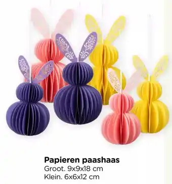 Xenos Papieren Paashaas aanbieding