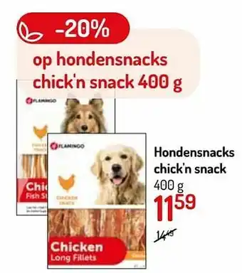 Hondensnacks chick`n snack