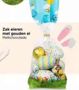 Xenos Zak eieren met gouden ei Melkchocolade aanbieding