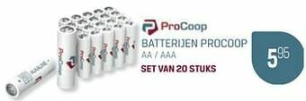 Batterijen procoop aa - aaa