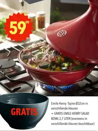 Dip & Da Emile Henry Tajine aanbieding