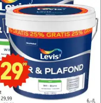 Dip & Da Levis Muur & Plafondverf aanbieding