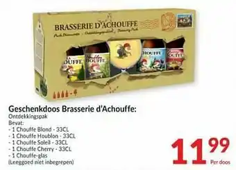 Intermarché Geschenkdoos brasserie d`achouffe: ontdekkingspak aanbieding