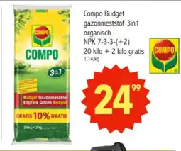 Dip & Da Compo Budget gazonmeststof 3in1 organisch aanbieding