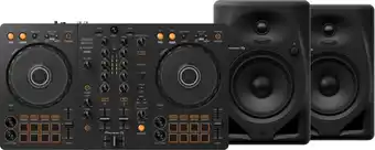 Coolblue Pioneer DJ DDJ-FLX4 + Pioneer DJ DM-50D Zwart aanbieding