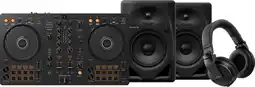 Coolblue Pioneer DJ DDJ-FLX4 + Pioneer DJ HDJ-X5 Zwart + Pioneer DJ DM-50D Zwart aanbieding