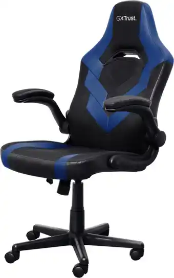 Coolblue Trust GXT703B Riye Chaise Gamer Bleu aanbieding