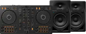 Coolblue Pioneer DJ DDJ-FLX4 + Pioneer DJ DM-40D-BT Noir aanbieding