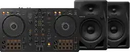 Coolblue Pioneer DJ DDJ-FLX4 + Pioneer DJ DM-50D Noir aanbieding