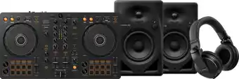 Coolblue Pioneer DJ DDJ-FLX4 + Pioneer DJ HDJ-X5 Noir + Pioneer DJ DM-40D Noir aanbieding