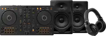 Coolblue Pioneer DJ DDJ-FLX4 + Pioneer DJ HDJ-X5 Noir + Pioneer DJ DM-50D Noir aanbieding