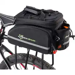 Decathlon Fiets achterste Cargo Bag Waterproof Seat Bag Rain Cover Black 10-35L aanbieding