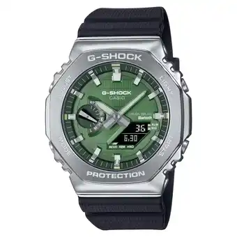 Decathlon Casio Analoog En Digitaal Horloge Zwart/Groen GBM-2100A-1A3ER aanbieding