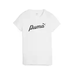 Decathlon ESS+ Script T-shirt voor dames PUMA aanbieding