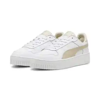 Decathlon Carina Street sneakers voor dames PUMA White Putty Beige aanbieding