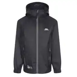 Decathlon Kinderen/Kinderen Qikpac X Unisex Packaway Jacket (Zwart/Koolstof) aanbieding