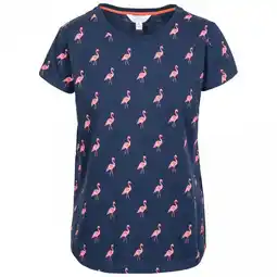 Decathlon Dames Carolyn Korte Mouwen T Shirt met Patronen (Navy) aanbieding