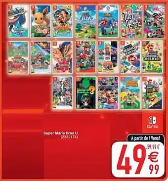 Cora Super mario bros u aanbieding