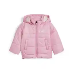 Decathlon Minicats gewatteerd jack met capuchon voor peuters PUMA Mauved Out Pink aanbieding