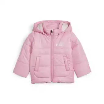 Decathlon Minicats gewatteerd jack met capuchon voor peuters PUMA Mauved Out Pink aanbieding